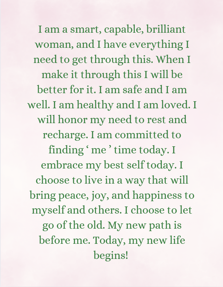 100 Positive Affirmations for Women