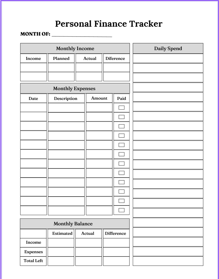 Digital Business Planner