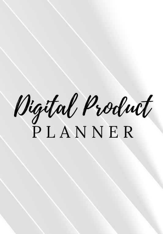 Digital Product Planner