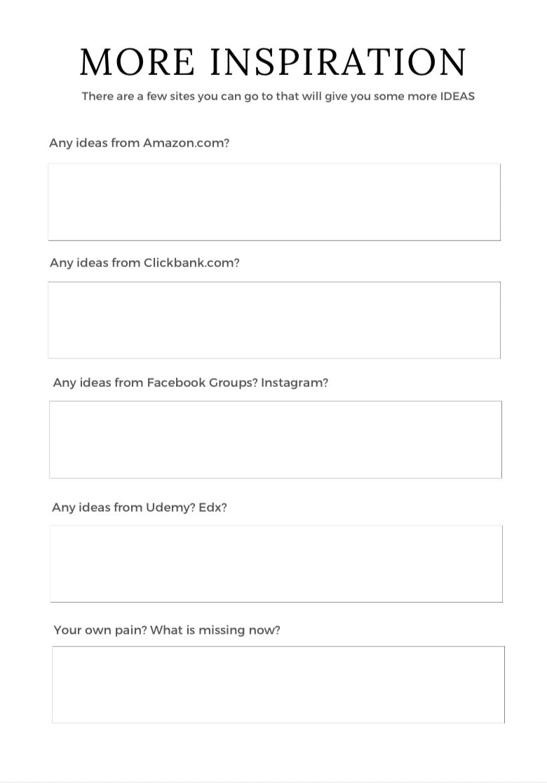 Digital Product Planner