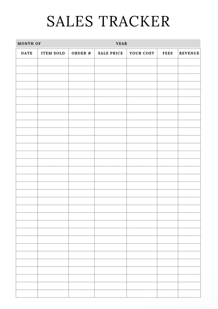 Etsy Planner