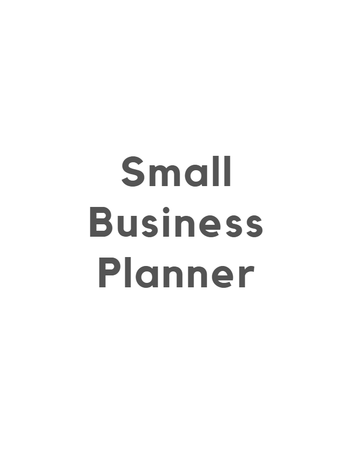 Small business planner