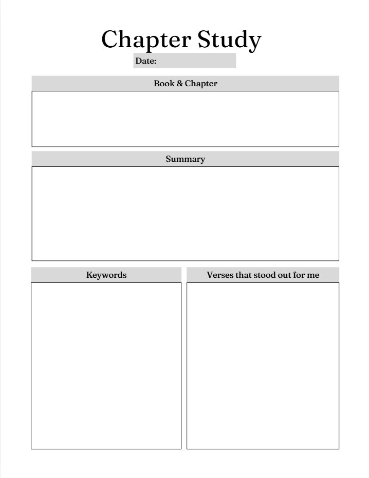 Digital Prayer Journal