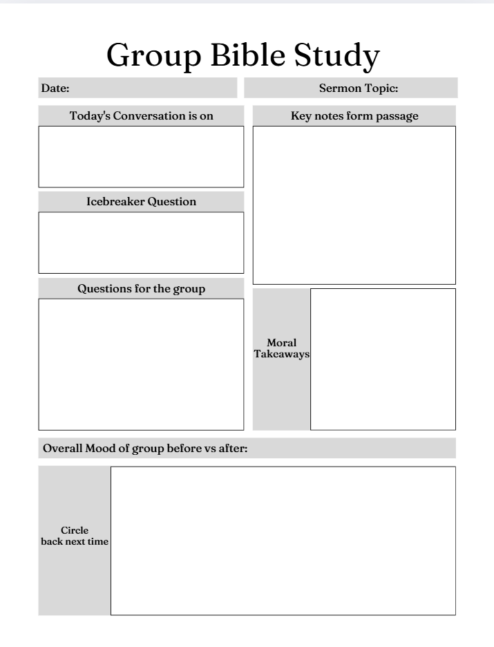 Digital Prayer Journal