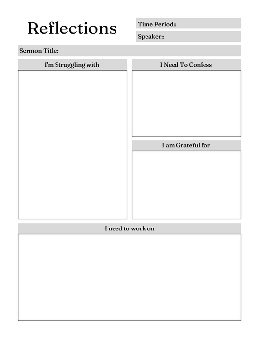 Digital Prayer Journal