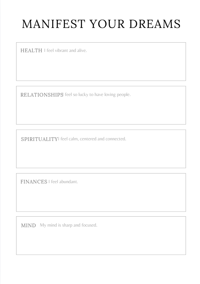 Law of Attraction Planner