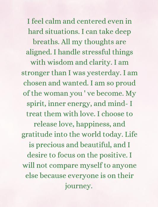100 Positive Affirmations for Women