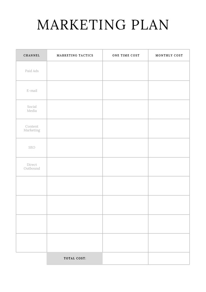 Product Launching Planner