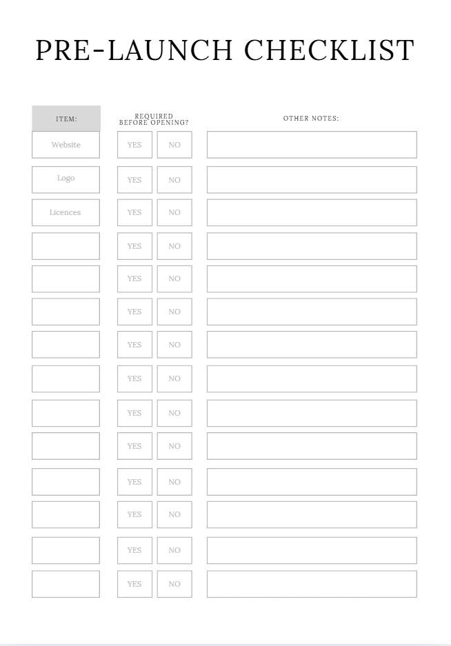 Product Launching Planner