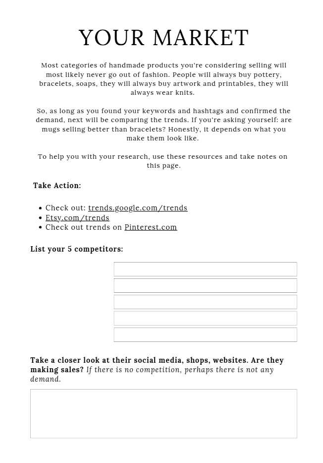 Handmade Business planner organizer