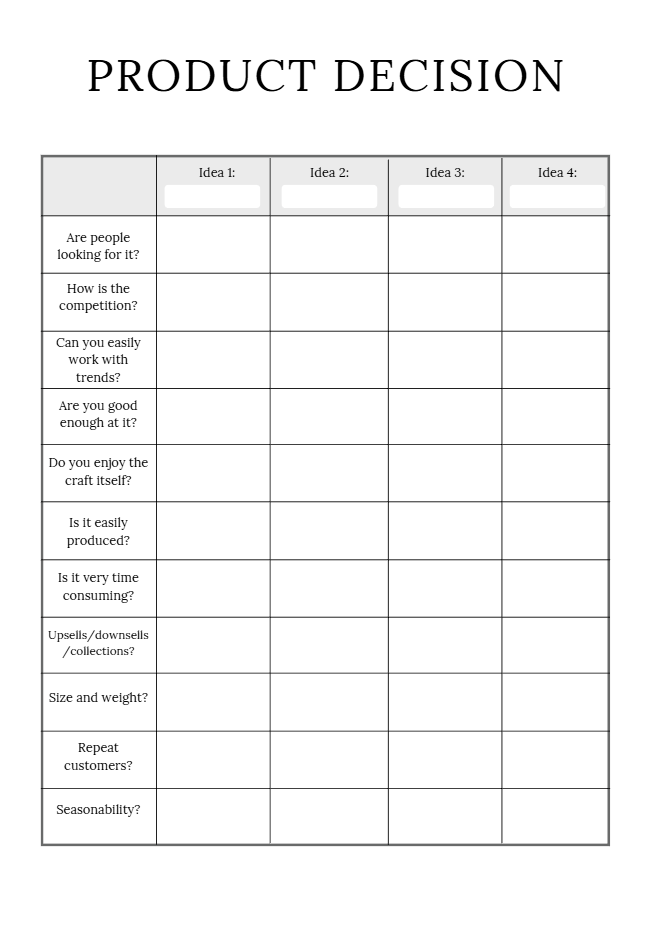 Handmade Business planner organizer